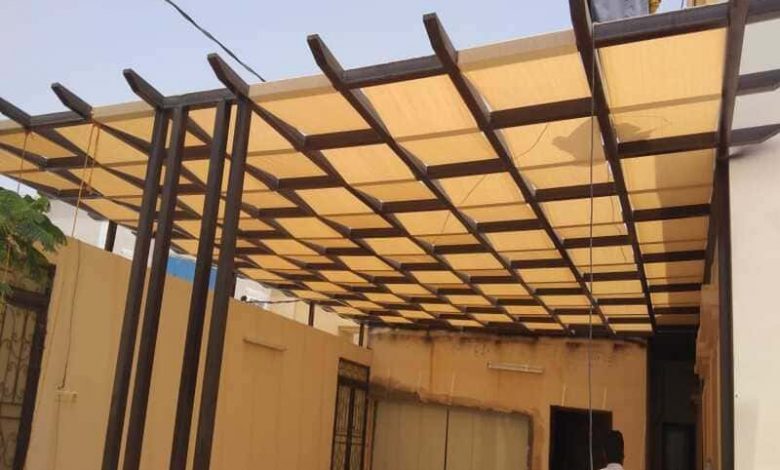 تركيب مظلات سواتر الخرج