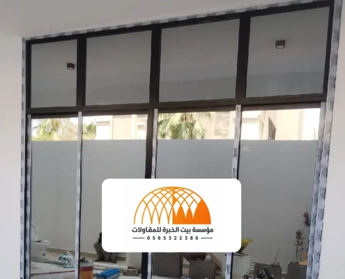 تركيب ابواب المنيوم الرياض ، تفصيل وتركيب أبواب الألمنيوم خارجية وداخلية